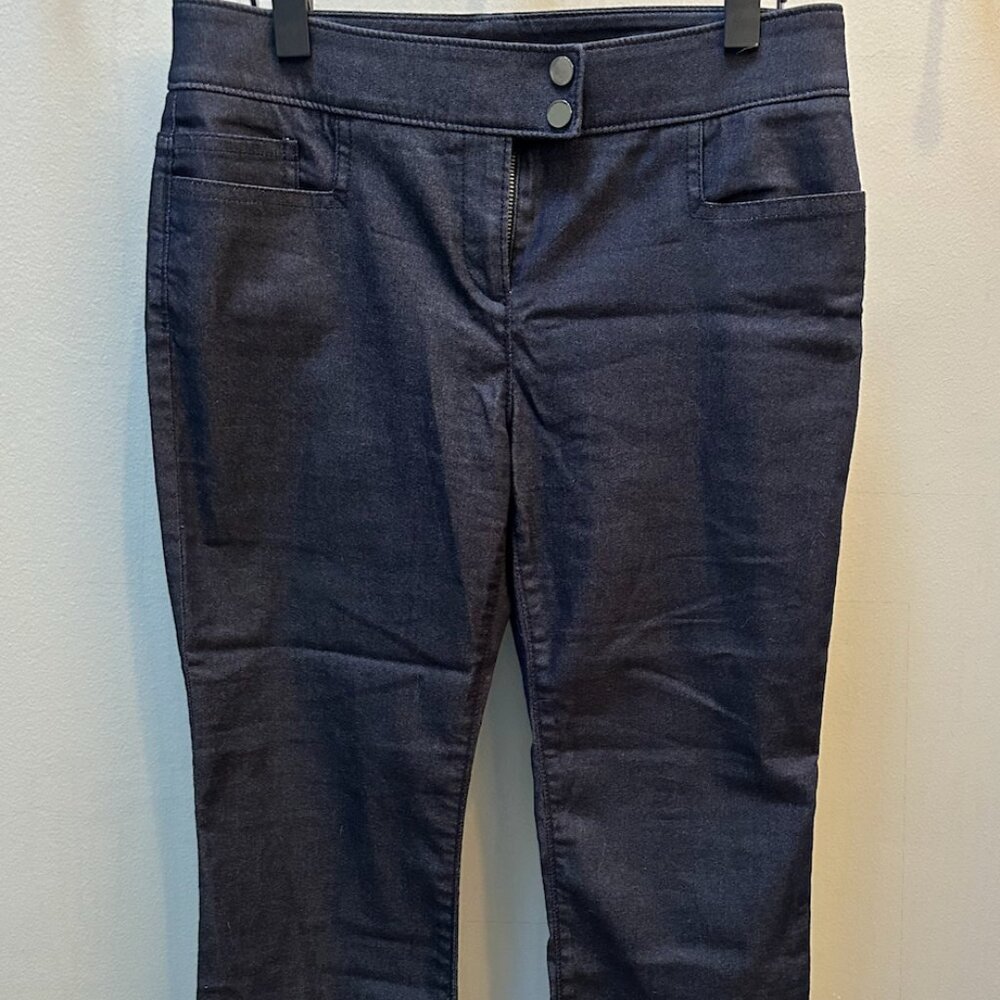 W by Worth Low Rise Vintage Navy Cropped Pants, Size 2.